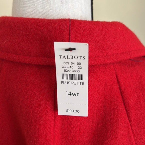 NWT Stunning Red Talbots Blazer - Picture 6 of 7
